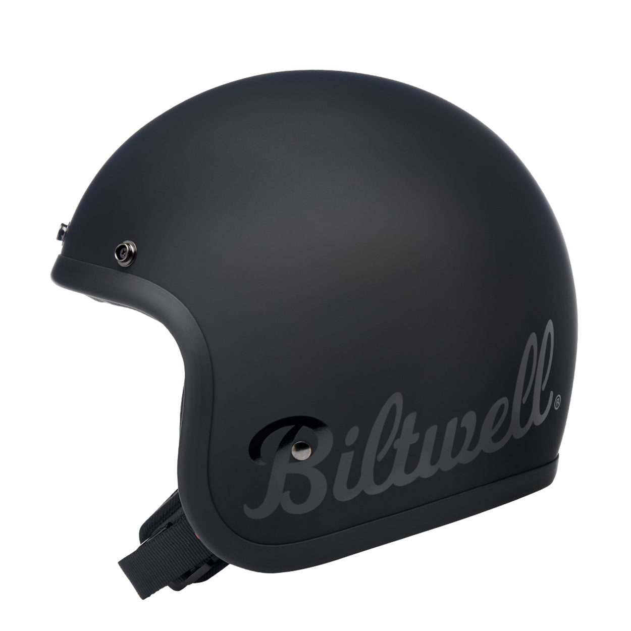 Biltwell Bonanza Helmet DOT Approved - Flat Black Factory