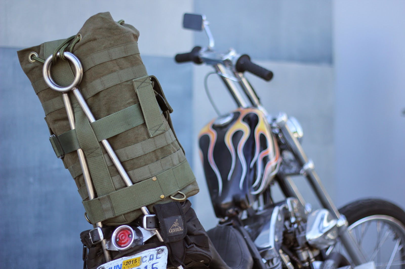 Chopper sissy bar bag online