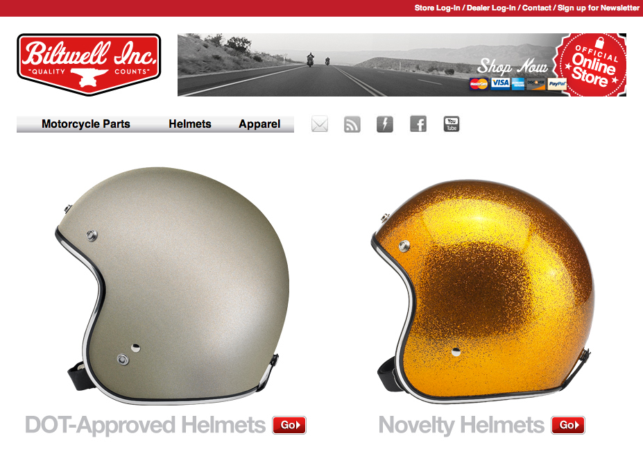 New Biltwell Website v3.0