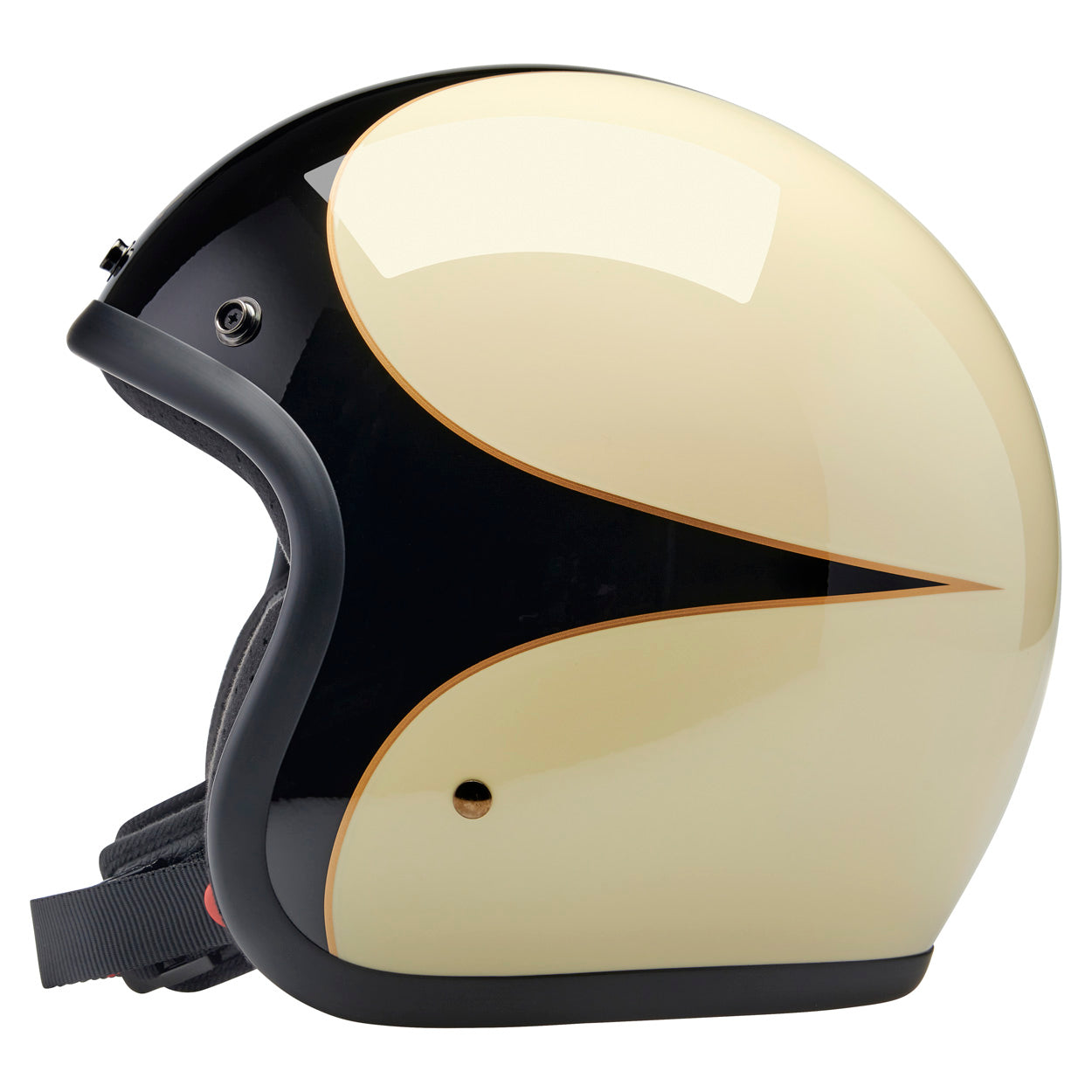 CLOSEOUT Bonanza Helmet - Blem Scallop Vintage White / Black