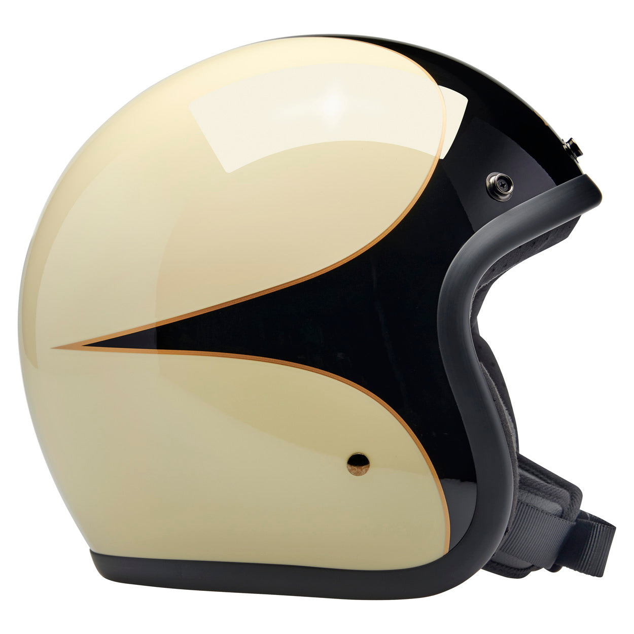 CLOSEOUT Bonanza Helmet - Blem Scallop Vintage White / Black