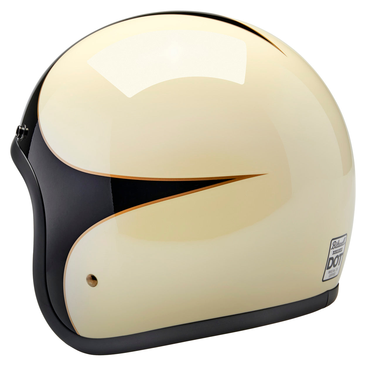 CLOSEOUT Bonanza Helmet - Blem Scallop Vintage White / Black