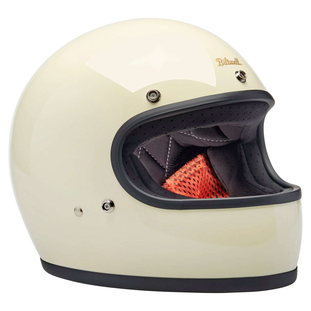 Gringo ECE R22.06 Helmet - Gloss Vintage White