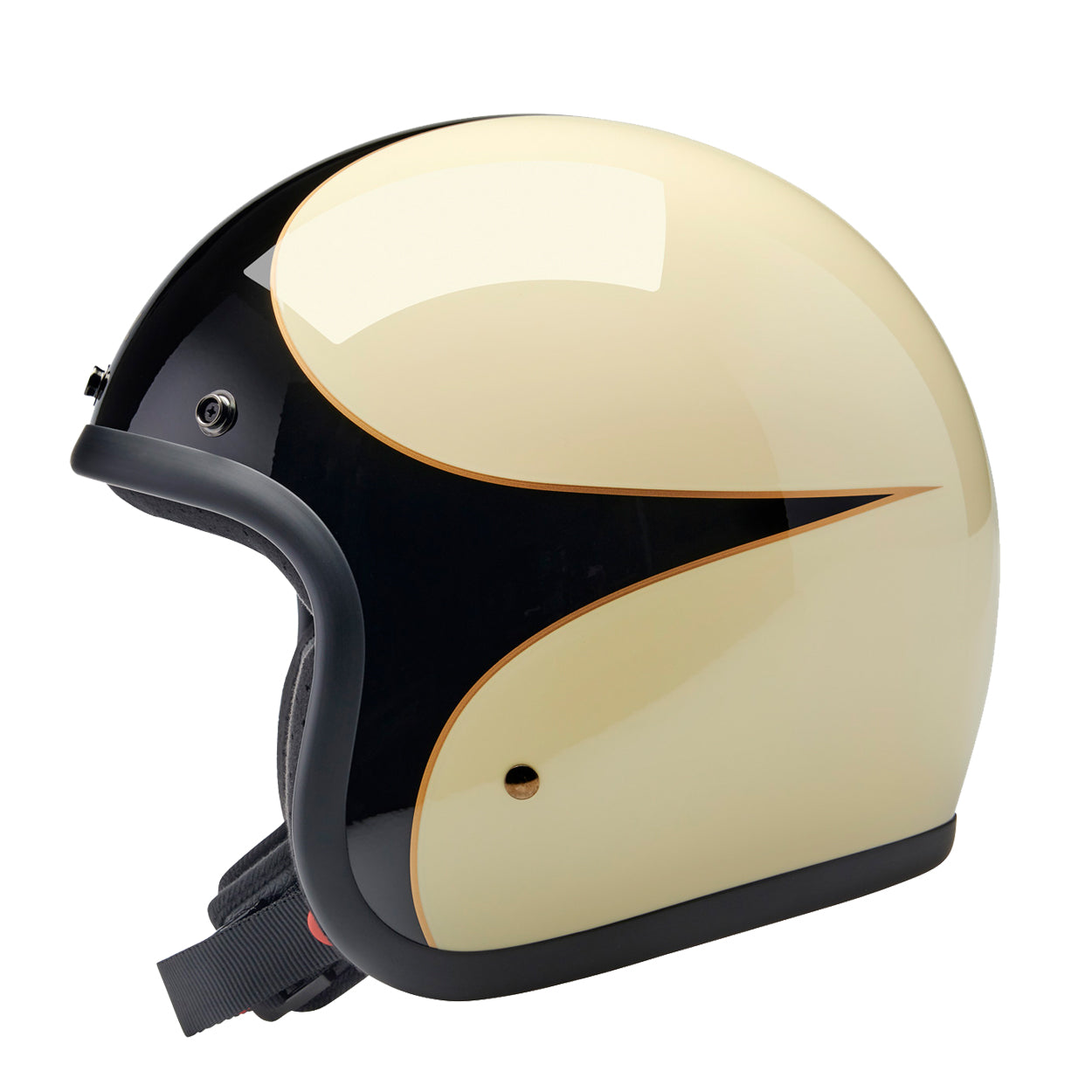 CLOSEOUT Bonanza Helmet - Blem Scallop Vintage White / Black