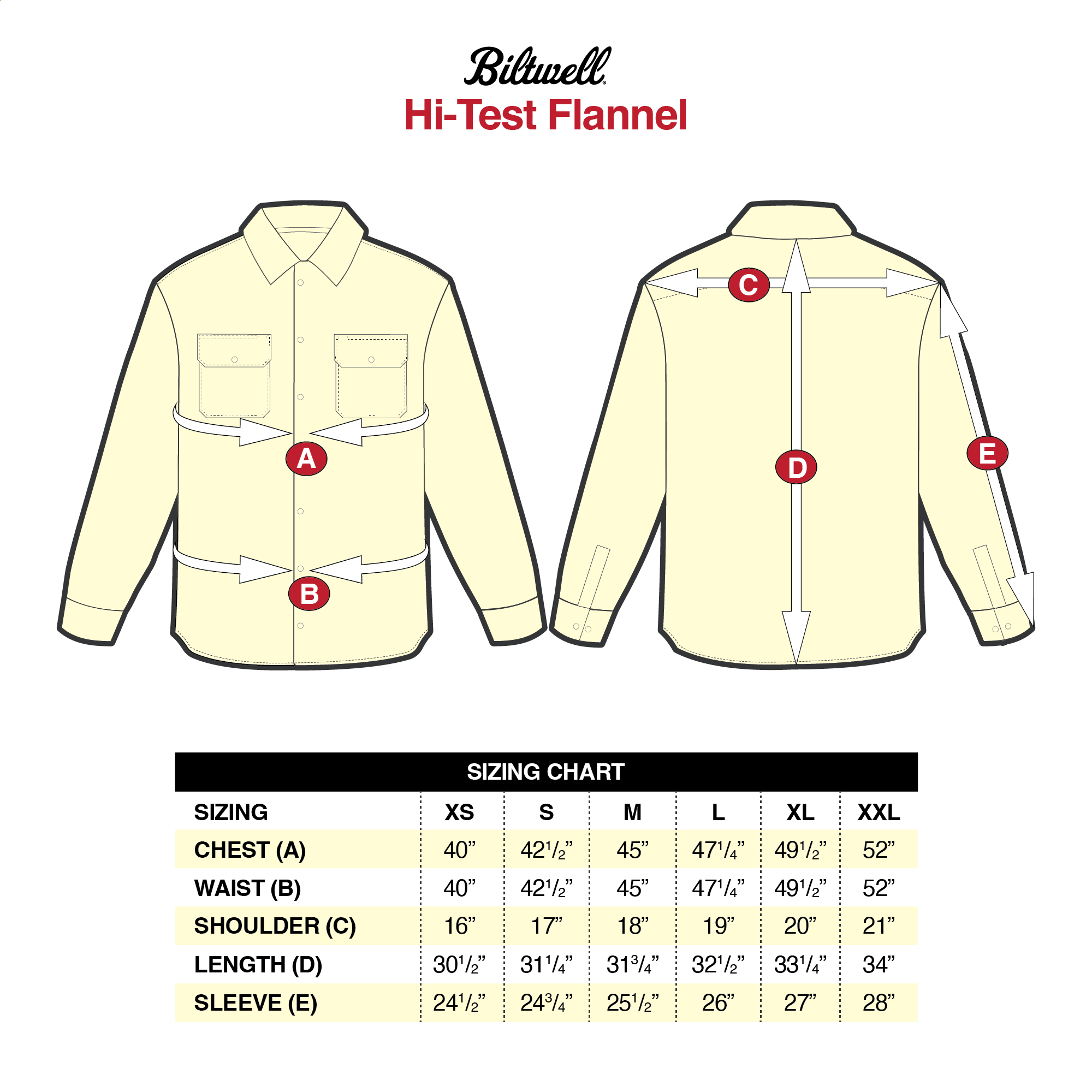 Hi Test Flannel - Rust