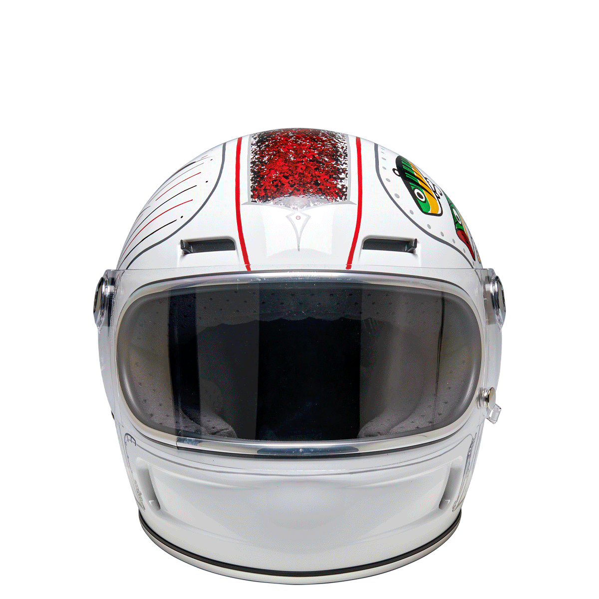 Custom Painted Gringo SV Helmet by Jeremy Pedersen