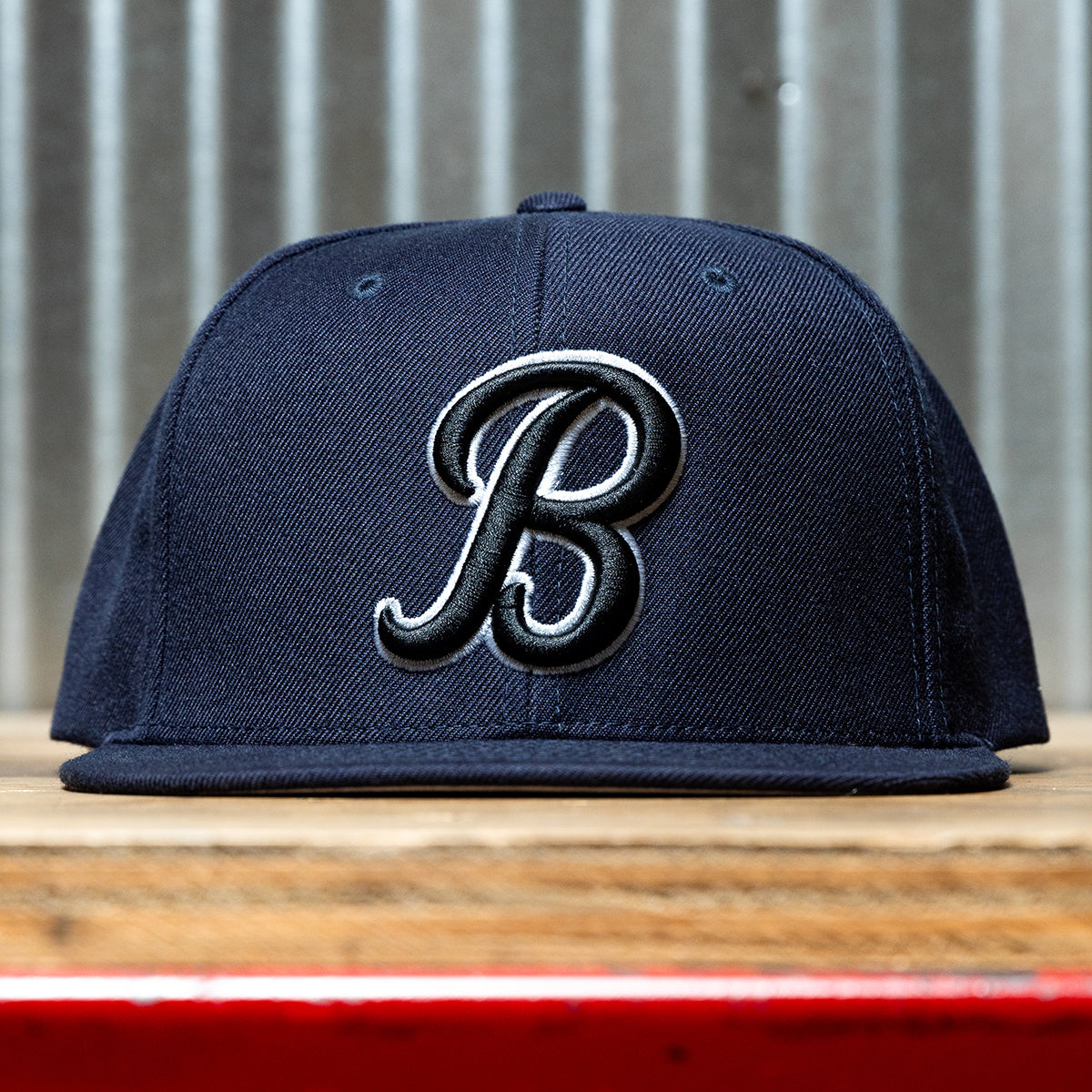 Script B Snap Back - Navy