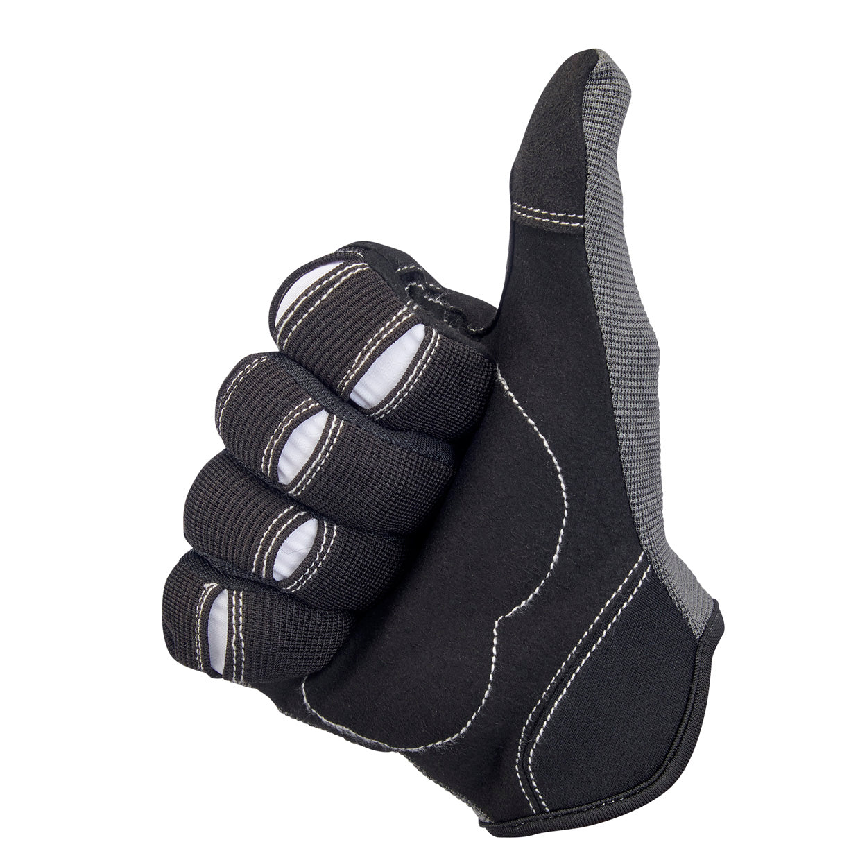 Grey motorcycle store gloves