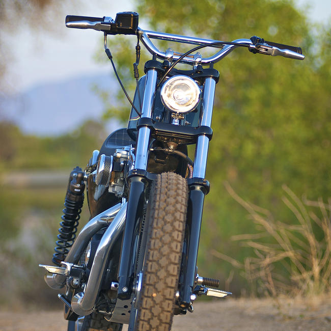 Guidon Biltwell Moto diamètre 22mm chrome - Pièces Partie cycle