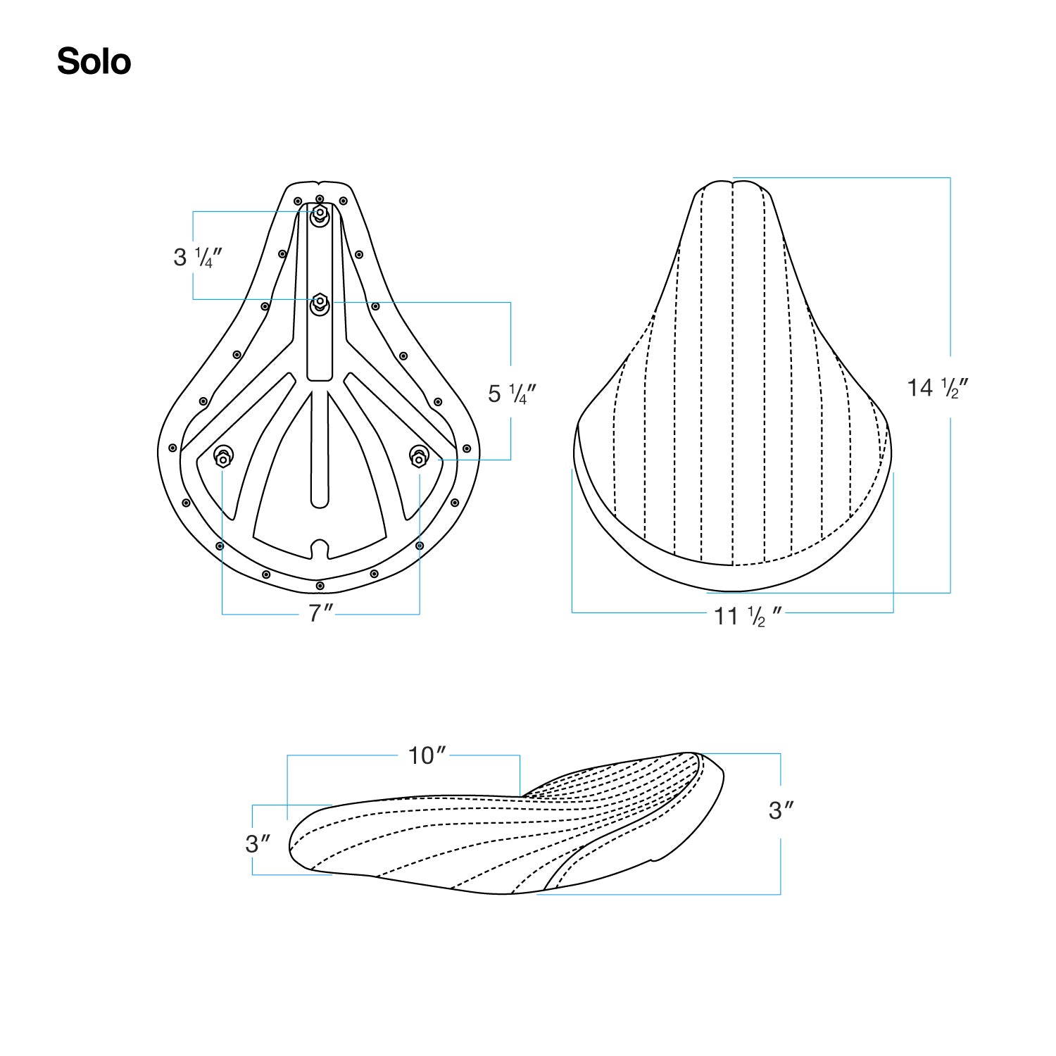 Biltwell Solo Seat - Black Tuck n' Roll