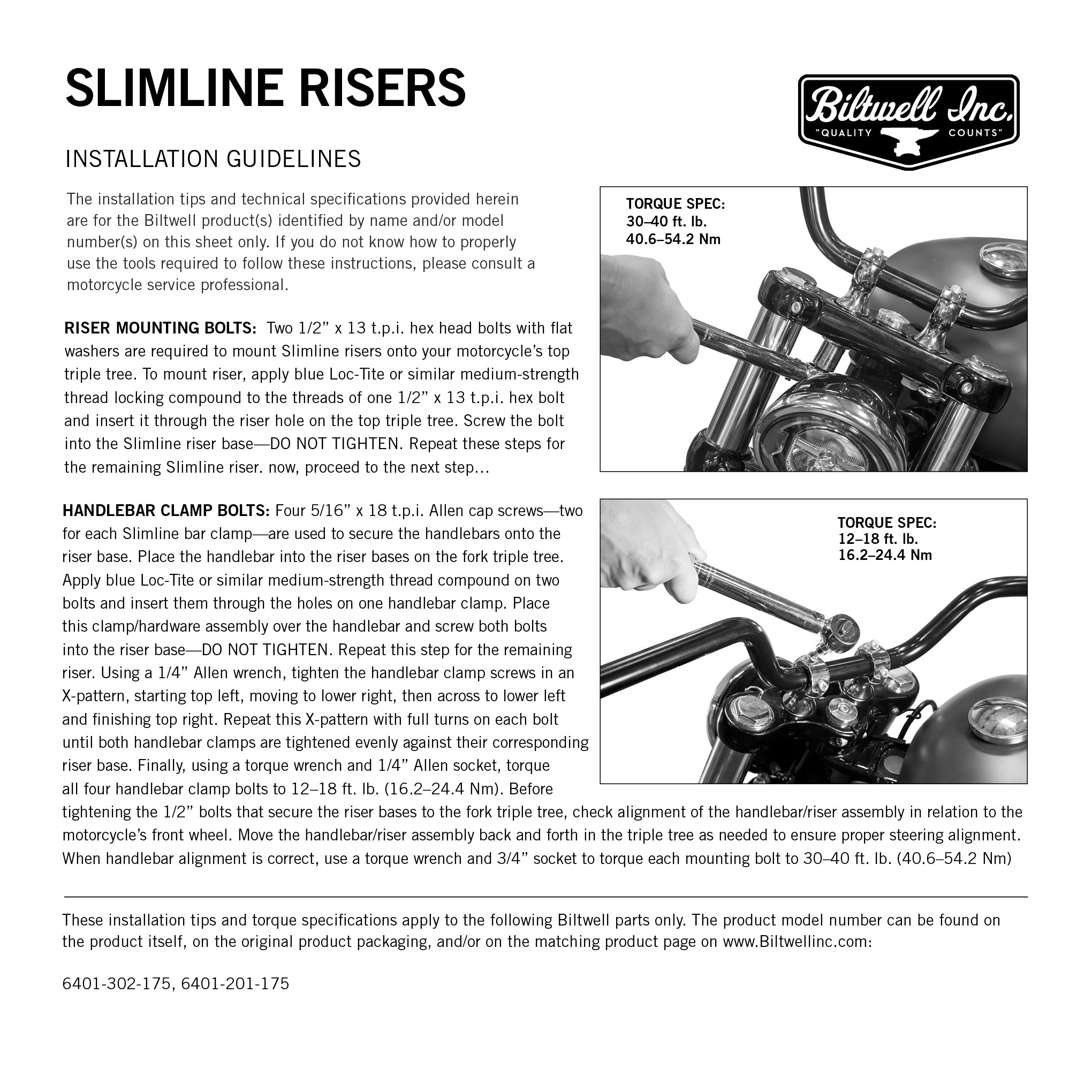 Slimline Risers 1